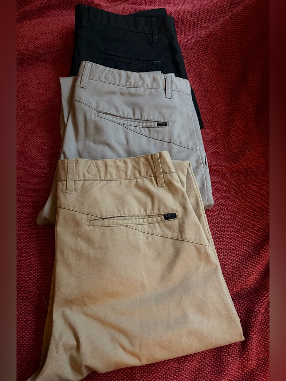 Volcom fricken modern pants (3 pairs)